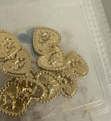 Sun-heart medallion