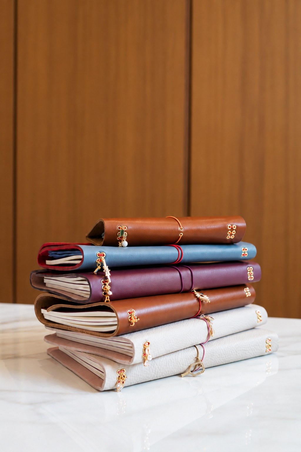 Handcrafted Arrondi covers in the studio